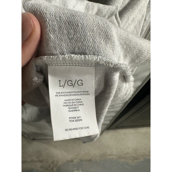 Cabi Maternity Light Gray Cowl Neck Sweatshirt Sz Large Nursing Fall Lightweight - Picture 6 of 7